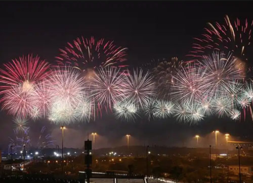 泌阳县焰火晚会